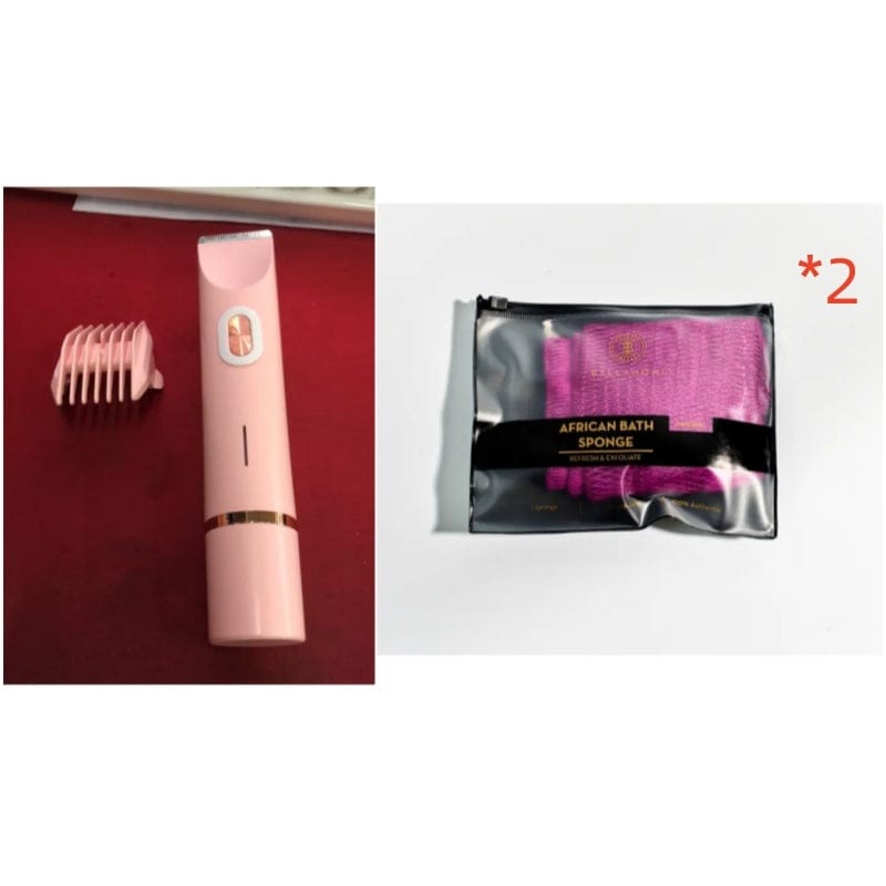 Double Head Wet & Dry Electric Razor Women's Pubic Hair Shaver Trimmer