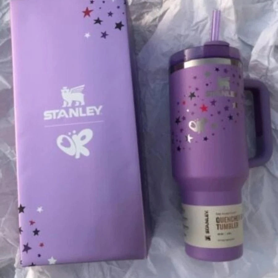 H2.0Stanley Quencher Tumbler with Handle Straw & Cup Holder for Travel