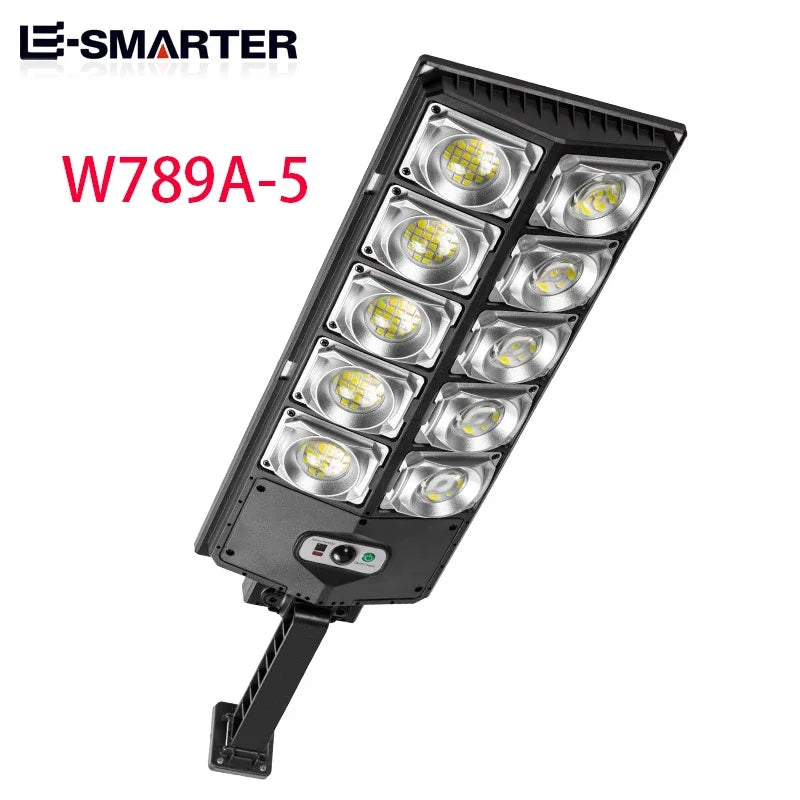 Super Bright Outdoor Solar Powered LED Lamp with Waterproof & Motion Sensors for Garage and Street Light