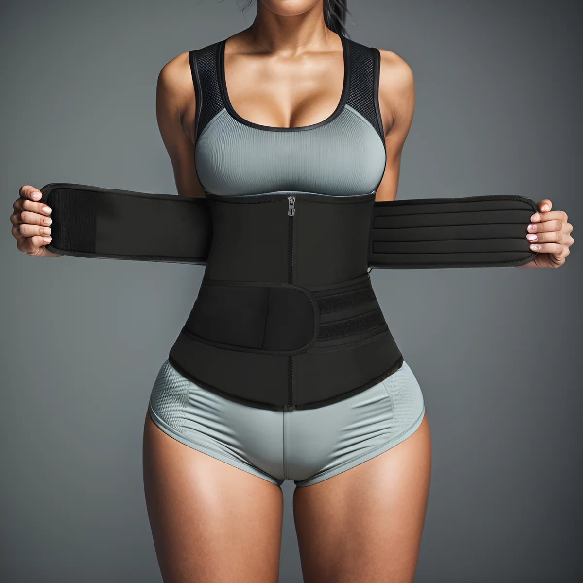 Workout Tummy Control Waist Trainer Trimmer Sweat Belt For Women