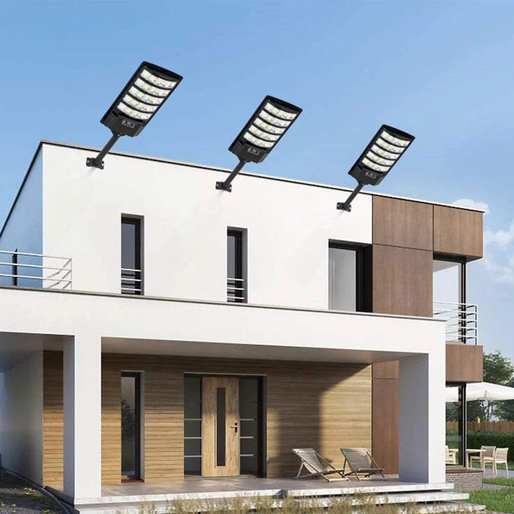 Smart Control System Solar Powered Yard Lighting with Human Body Sensors