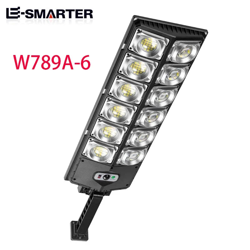 Super Bright Outdoor Solar Powered LED Lamp with Waterproof & Motion Sensors for Garage and Street Light