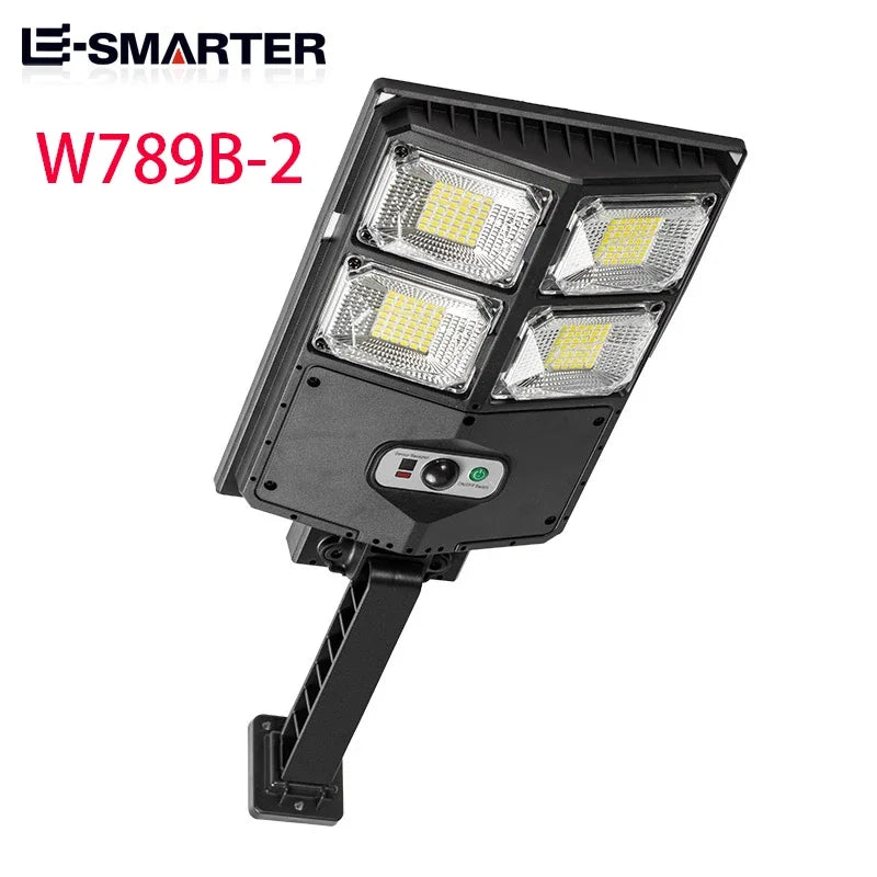 Super Bright Outdoor Solar Powered LED Lamp with Waterproof & Motion Sensors for Garage and Street Light