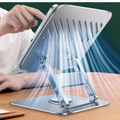 Multifunctional aluminum alloy Laptop foldable bracket with 360 degree rotation Stand