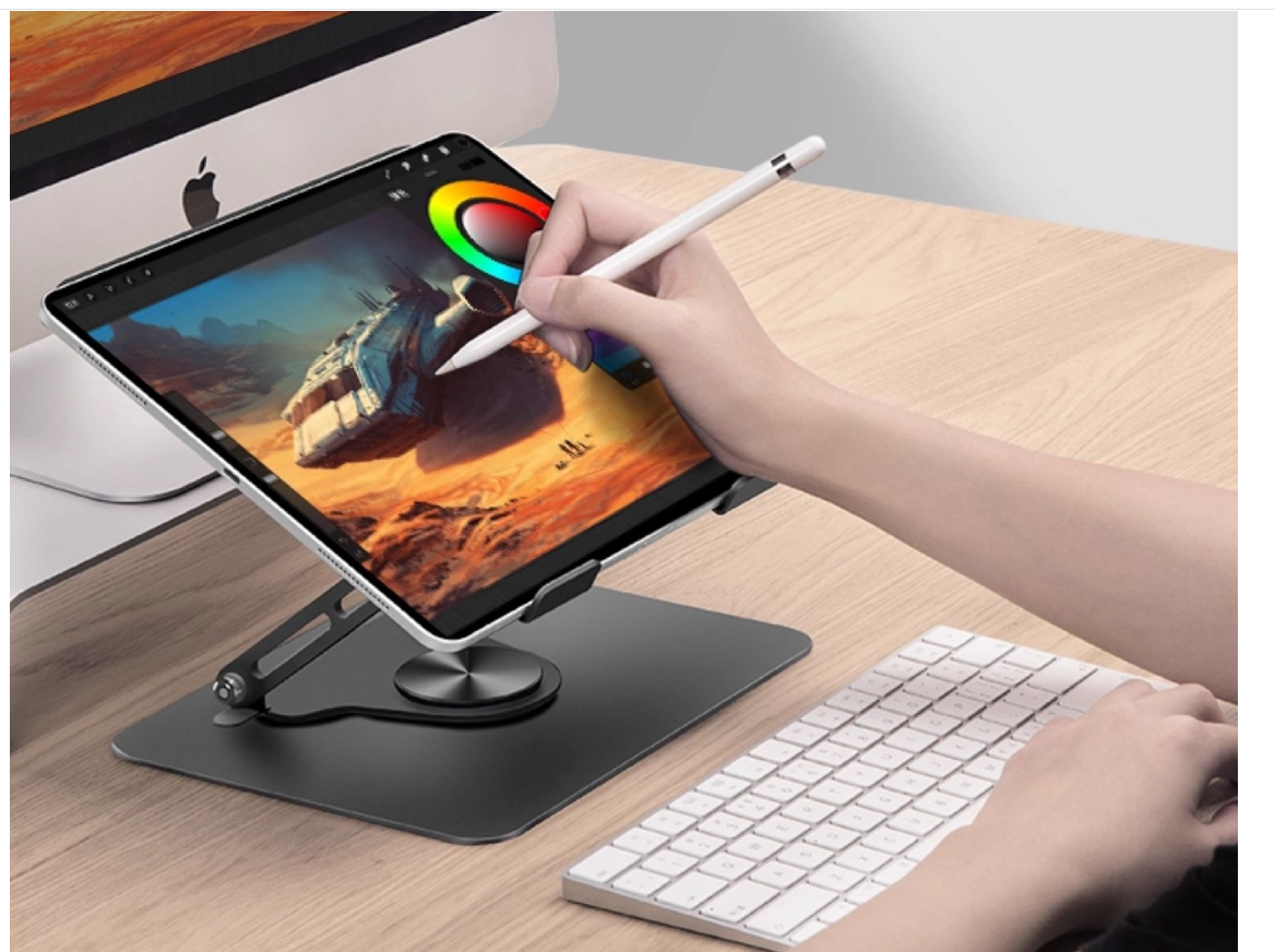 Multifunctional aluminum alloy Laptop foldable bracket with 360 degree rotation Stand