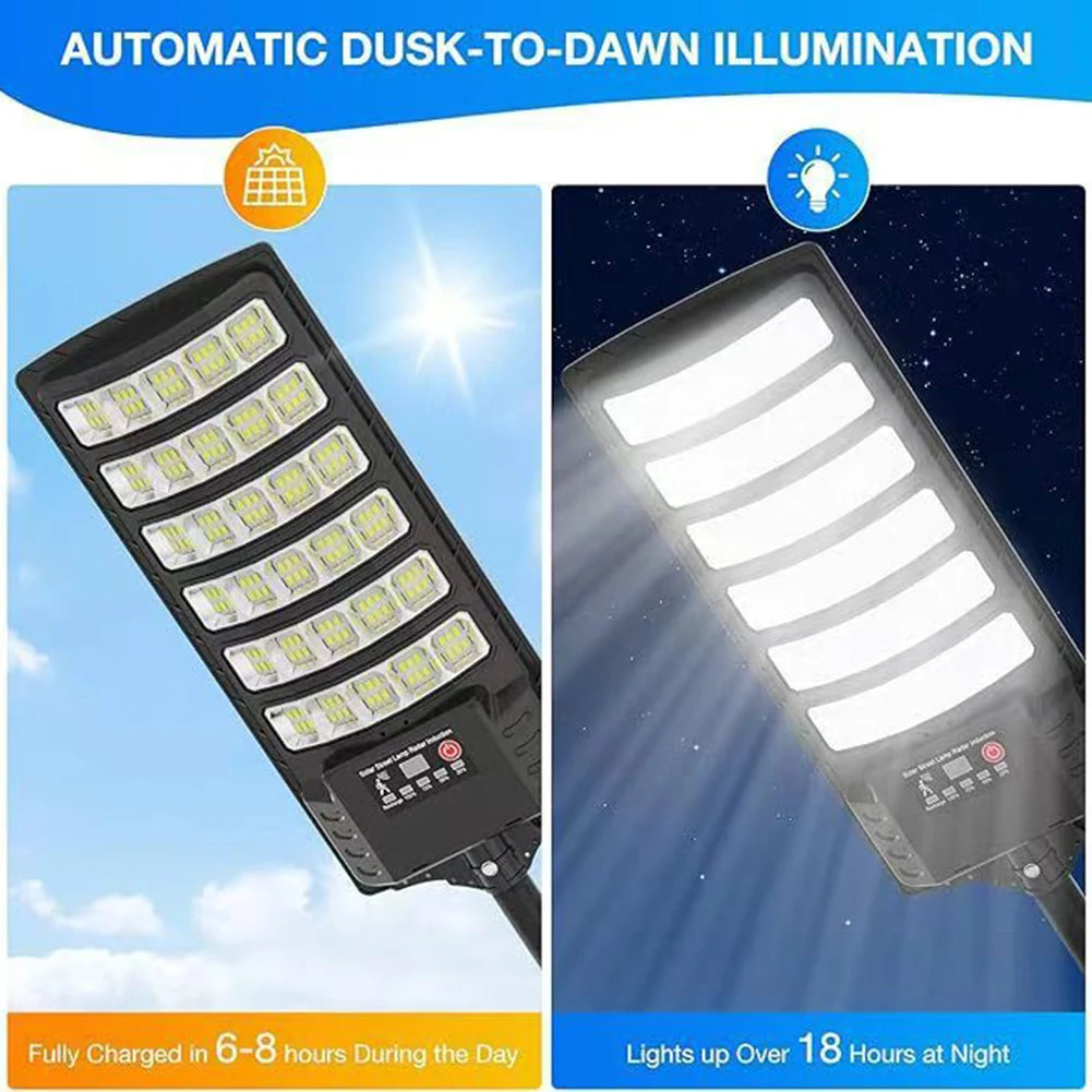 Smart Control System Solar Powered Yard Lighting with Human Body Sensors