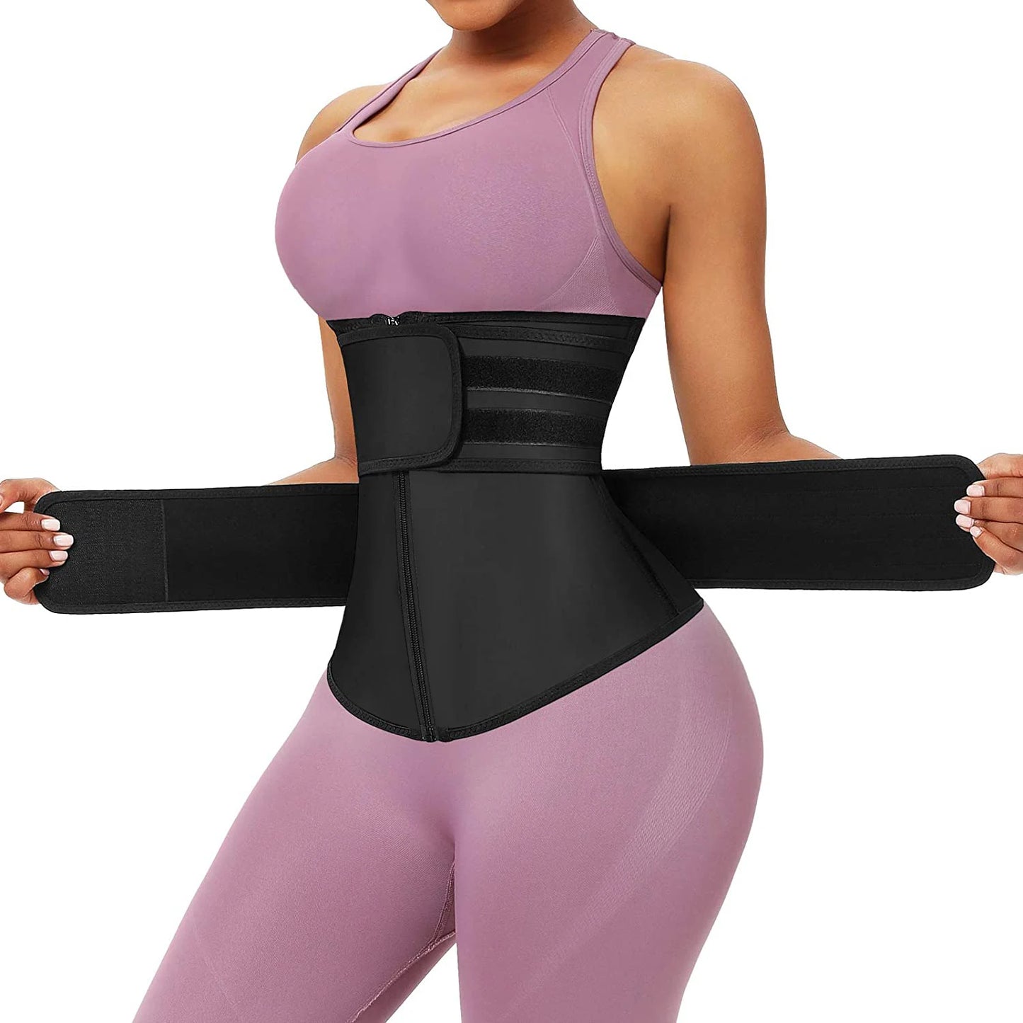 Workout Tummy Control Waist Trainer Trimmer Sweat Belt For Women