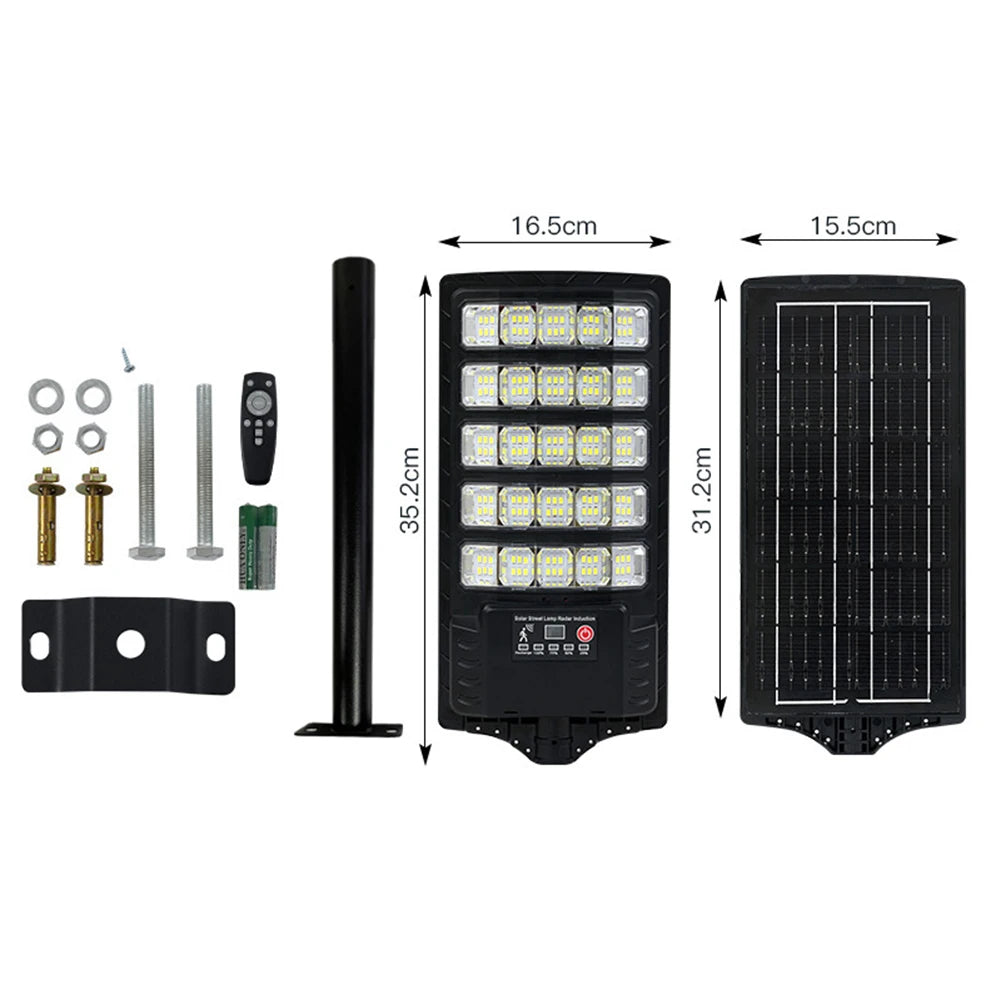 Smart Control System Solar Powered Yard Lighting with Human Body Sensors