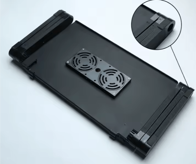 Anti Slip Multi Purpose Laptop Desk Table Design of Double Groove Bar Embedded Mouse Pad Use - Shop Gamset