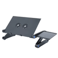 Ergonomic Adjustable Portable Aluminum Laptop Desk Stand For PC Notebook With Mouse Pad