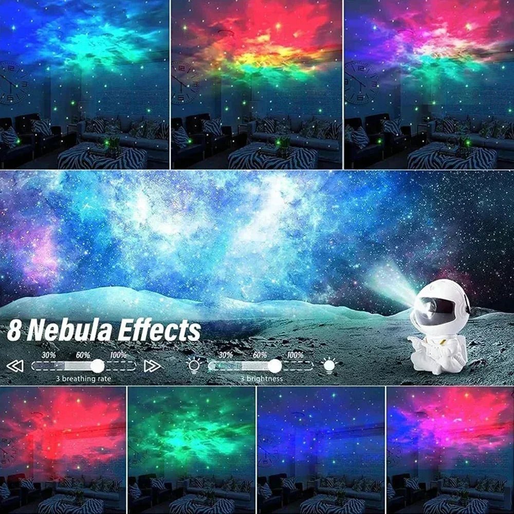 Galaxy Night Light Star Space Projector for Bedroom Home Decoration gift - Shop Gamset