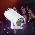 Ably 4K WIFI Bluetooth Mini Projector for Home and Outdoor Cinema Entertainment