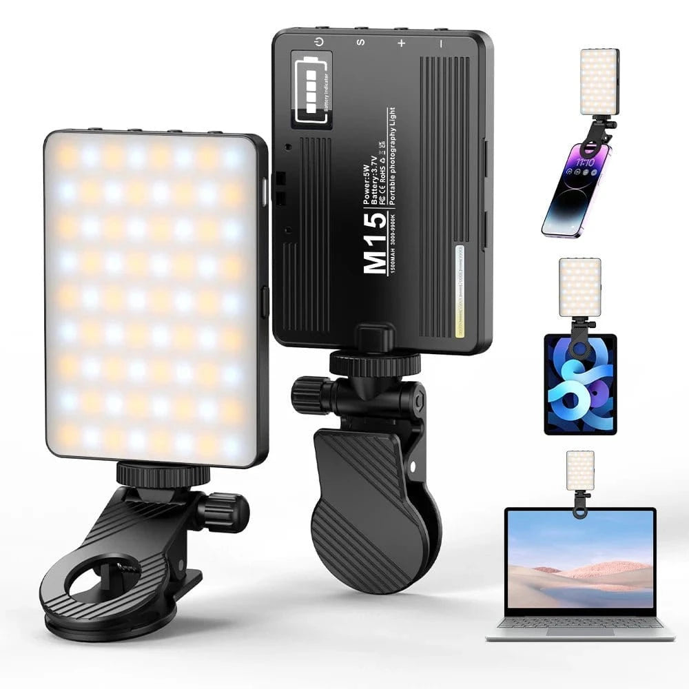 Portable LED Light for Smartphones Selfies and Live Streaming - Shop Gamset