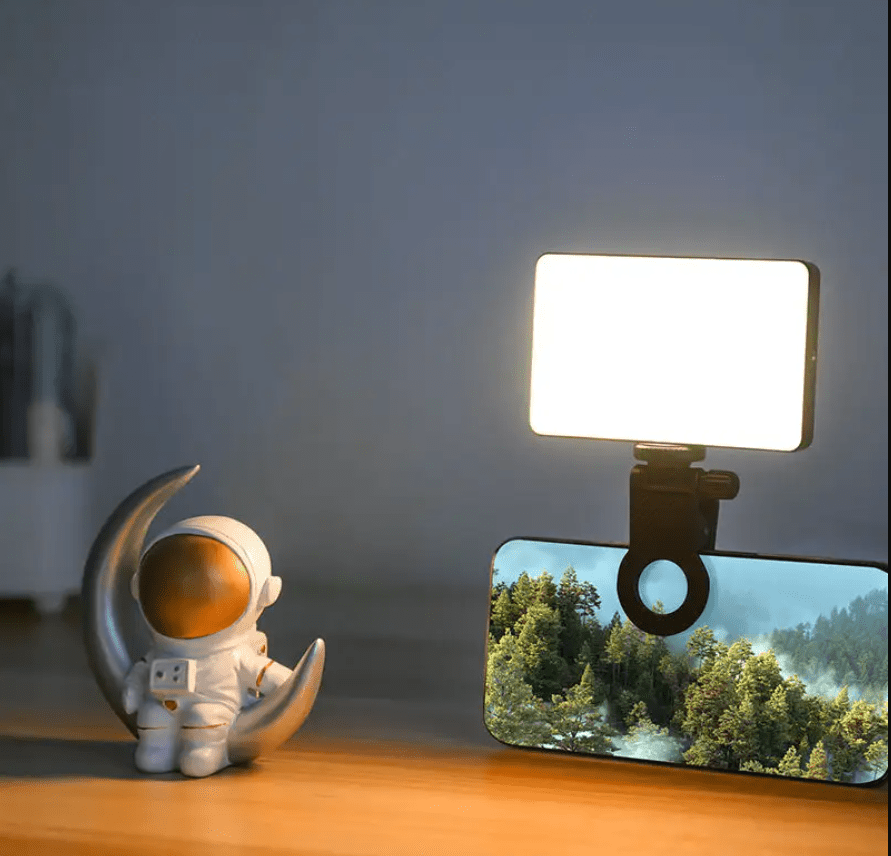 Rechargeable Adjustable Mobile Make Up - Night Brightness LED Lamp with Clip for iPhone or Computer - Shop Gamset