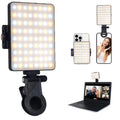Rechargeable Adjustable Mobile Make Up-Night Brightness LED Lamp with Clip for iPhone or Computer