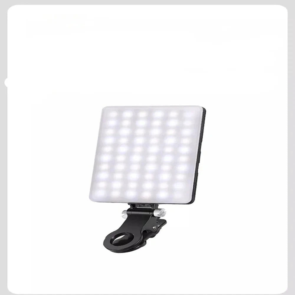 Rechargeable Adjustable Mobile Make Up - Night Brightness LED Lamp with Clip for iPhone or Computer - Shop Gamset