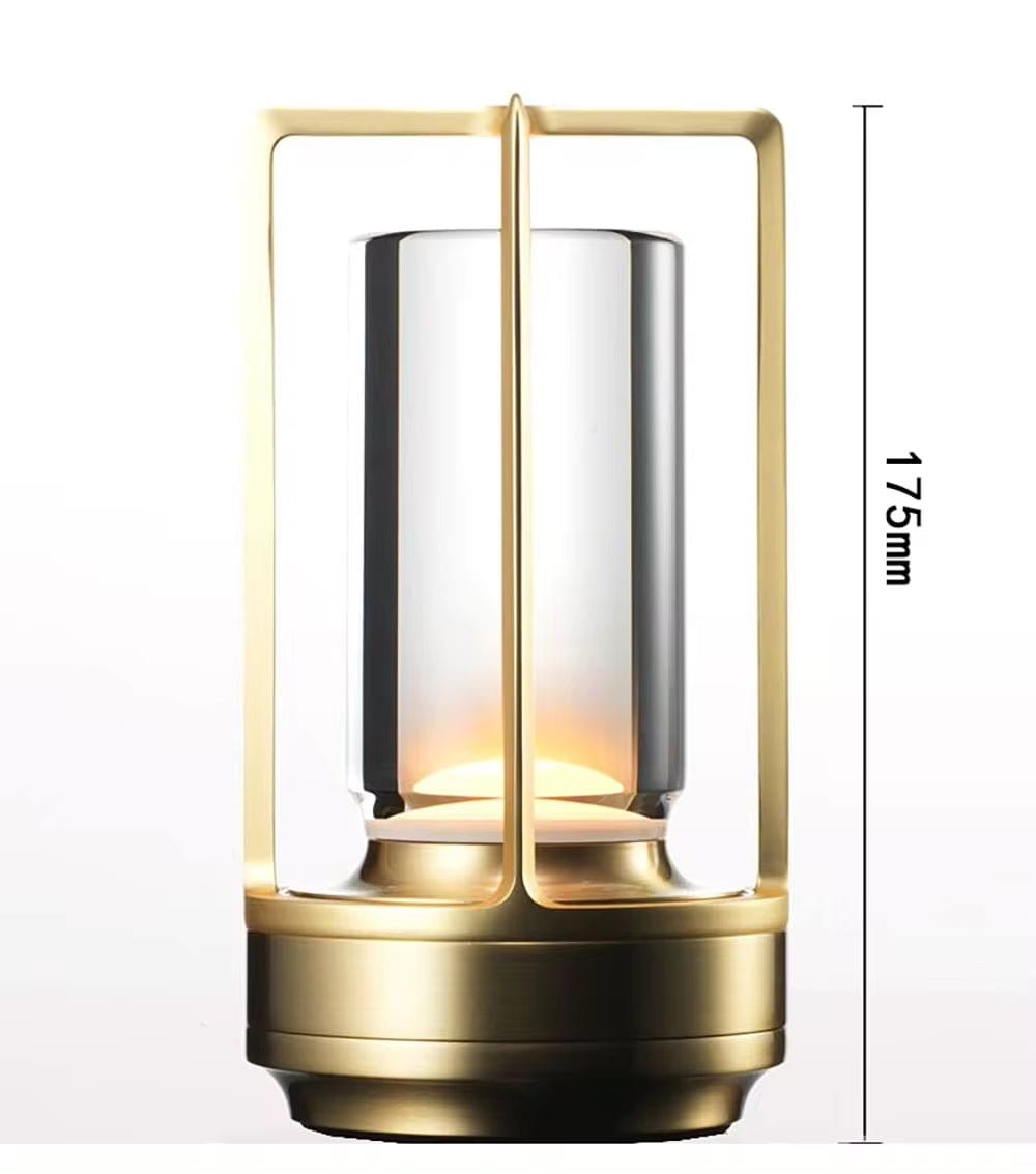 Rechargeable LED Crystal Touch Table Lamp for Bedroom and Restaurant Atmosphere Decoration - Shop Gamset