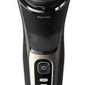 Rechargeable Wet & Dry Electric Shaver with Pop-Up Trimmer, Travel Storage Pouch and Protective Cap