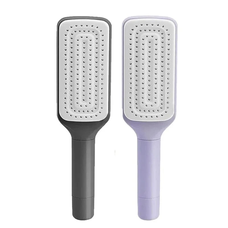Self - Cleaning Airbag Anti - Hair Loss Brush. Say goodbye to messy cleaning - Shop Gamset