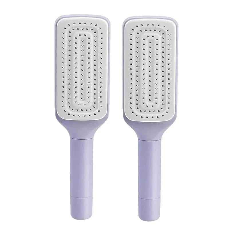Self - Cleaning Airbag Anti - Hair Loss Brush. Say goodbye to messy cleaning - Shop Gamset