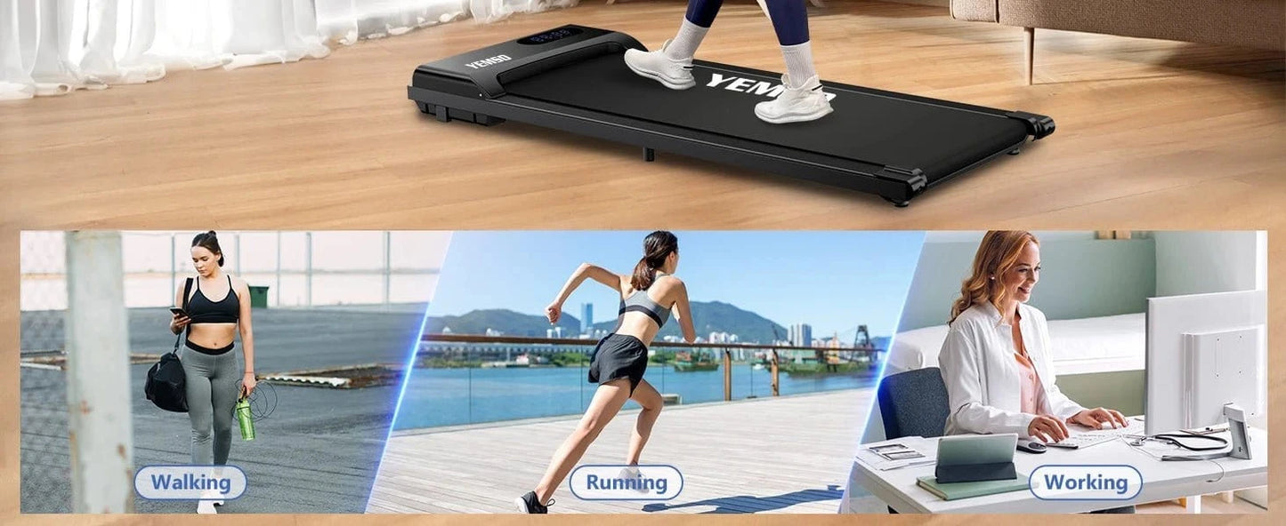 Under Desk Treadmill for Home and Office with Remote Control - Shop Gamset