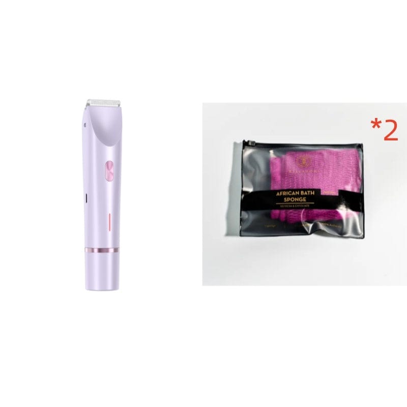 Double Head Wet & Dry Electric Razor Women's Pubic Hair Shaver Trimmer