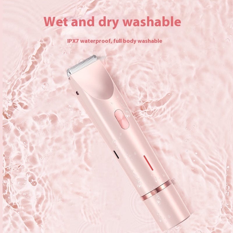 Double Head Wet & Dry Electric Razor Women's Pubic Hair Shaver Trimmer