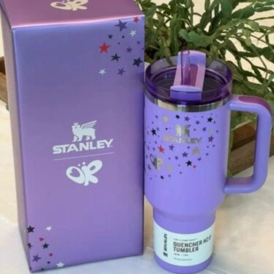 H2.0Stanley Quencher Tumbler with Handle Straw & Cup Holder for Travel