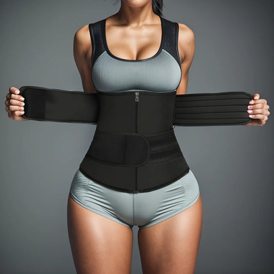 Workout  Tummy Control  Waist Trainer Trimmer Sweat Belt  For Women