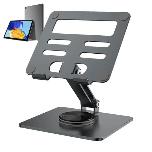Multifunctional aluminum alloy Laptop foldable bracket with 360 degree rotation Stand