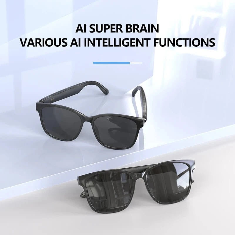 AI Intelligent C8 Smart Wireless Bluetooth Glasses Real - time Simultaneous Interpretation Headset - Shop Gamset