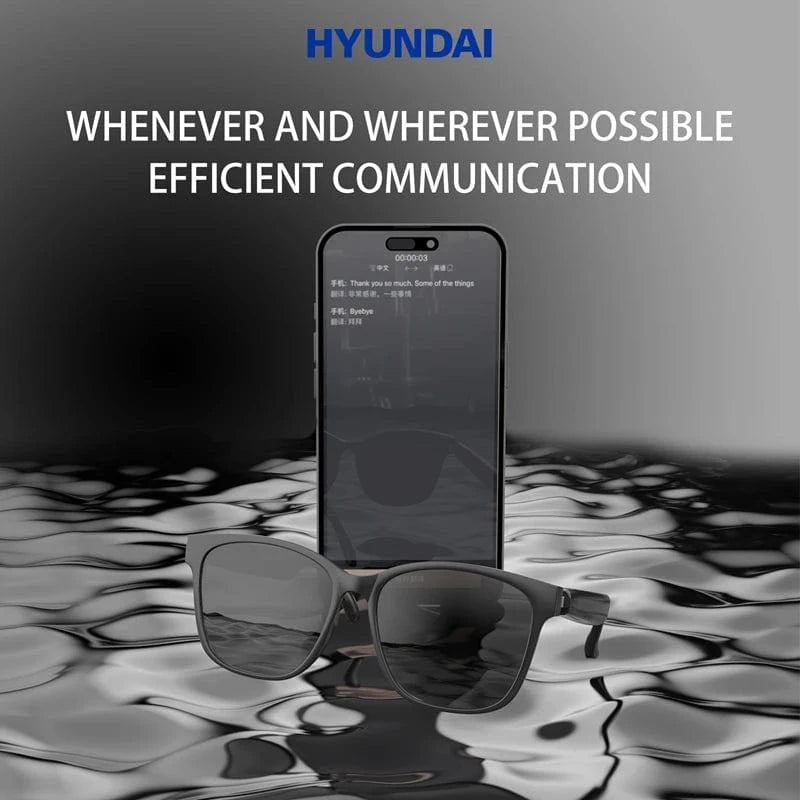 AI Intelligent C8 Smart Wireless Bluetooth Glasses Real - time Simultaneous Interpretation Headset - Shop Gamset