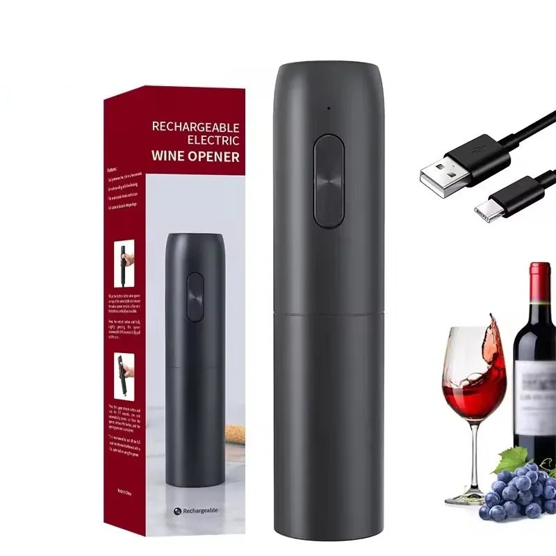 All Season Rechargeable Electric Automatic Wine Opener Set - Shop Gamset