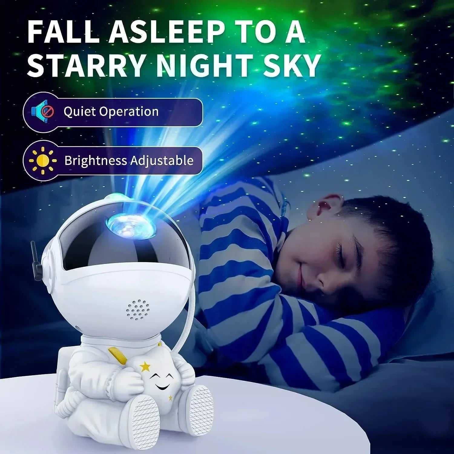 Galaxy Night Light Star Space Projector for Bedroom Home Decoration gift - Shop Gamset