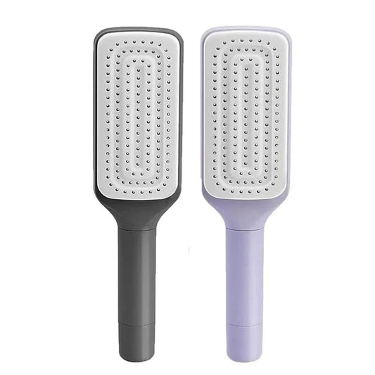 Self - Cleaning Airbag Anti - Hair Loss Brush. Say goodbye to messy cleaning - Shop Gamset
